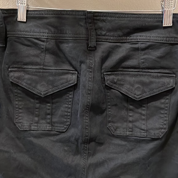 Grey/black jeans with roll up snaps - Picture 5 of 6